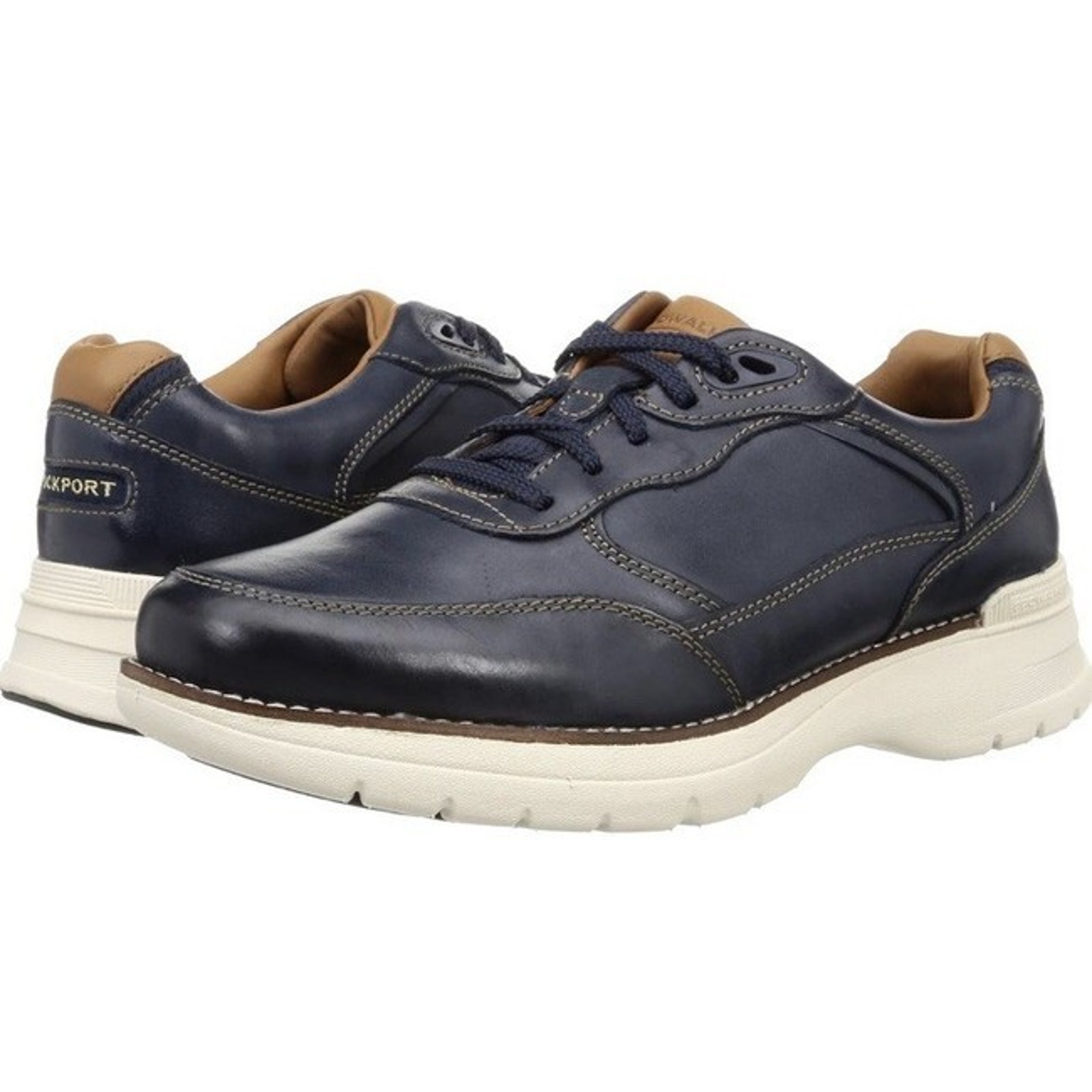 Rockport Prowalker Next Ubal Mens Navy Blue Lifestyle Sneakers Shoes 13m C19727